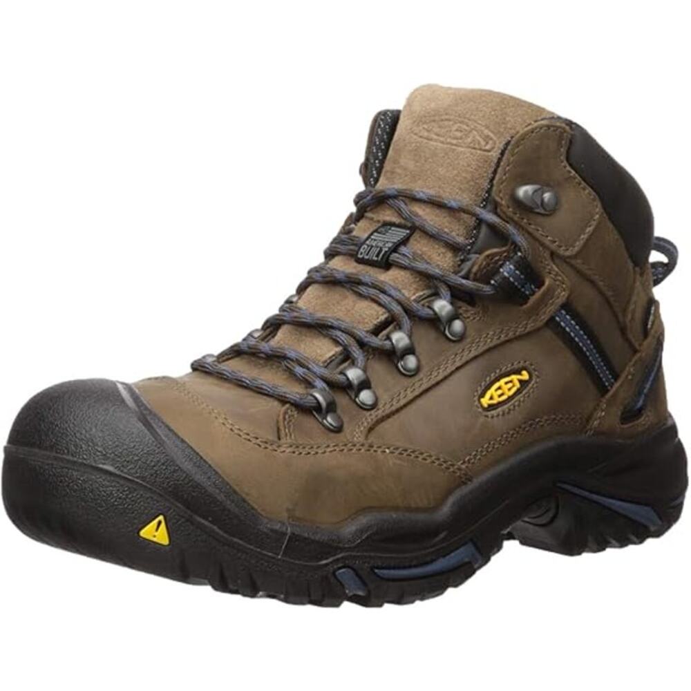 NWT KEEN Utility Men’s Work Boots Bison/Ensign Blue Size 10.5 Wide